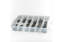 Washers and Circlips : Other Washers - With Plate - Pack of Assorted Plate Washers, Black Steel, DIN 2093