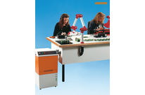 Extraction and filter unit for soldering workstations