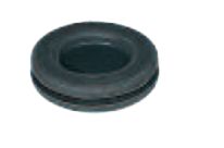 PLIO® membrane grommets DG in flexible PVC black 9542 : DG-PVC