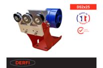 Safe-cut manual adhesive dispenser DS2x25