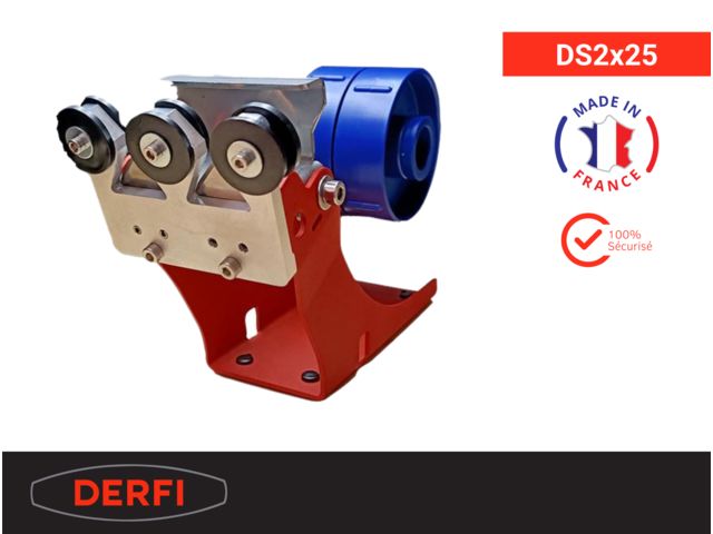 Safe-cut manual adhesive dispenser DS2x25