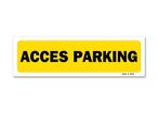 Indication sign "Parking entrance"