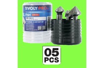 Tools : Coffrets d&#039;Outillages - Coffret 5 Fraises à Noyer Acier Traité Diamètre 10.4/16.5/20.5/25/31