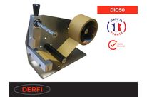 Manual adhesive tape dispenser with safe-cut system DIC50 