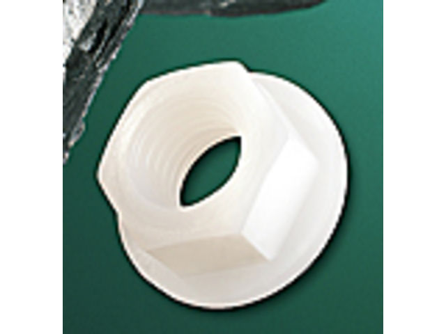 Hex washer faced nuts