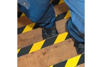 Watco Safety Tape Hazard - Highly visible tape that warns of potential hazards