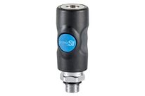 Tapered male thread coupler