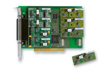1- to 8-port serial interfaces, RS232, RS422, RS485, 20 mA CL, PCI Express