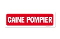 Smoke shaft warning sign