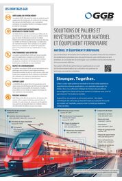 GGB Sell Sheet - Engineered Solutions for Passenger Railroad