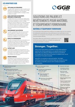 GGB Sell Sheet - Engineered Solutions for Passenger Railroad