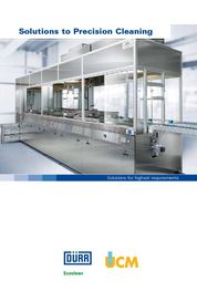 Catalogue Dürr Ecoclean Precision Cleaning English