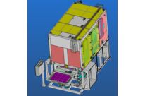 Industrial oven, stacked trays/Four industriel, à plateaux/  Industrieofen, Stapeln v. Tablaren