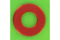 Washers and Circlips : Flat Washers - Without Chamfer - Medium Series &amp;quot;M&amp;quot; - Aluminium - Blister pack of 5 Washers, M Series AG3 OA, Red