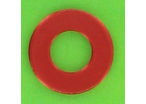 Washers and Circlips : Flat Washers - Without Chamfer - Medium Series "M" - Aluminium - Blister pack of 5 Washers, M Series AG3 OA, Red