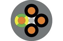 VDE-registered oil-resistant PVC control cable | ÖLFLEX CLASSIC 110 12G1,5