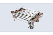 Transfer table for pallets