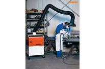 Electrostatic filter units, mobile, with 1 flexible