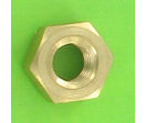 Nuts : Hex Nuts - Hex Nut, Hu, 0.8D - Hex Nut, Hu, Brass, DIN 934