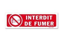 No smoking warning sign with picture