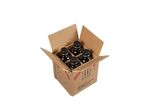 UN 4G Fibreboard box for 4 x 1L glass bottles - 4G/Y11/S - CODE 397