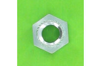 Nuts : Weld and Crimp Nuts - Hex Crimp Nut - Hex Crimp Nut, White Zinc Steel