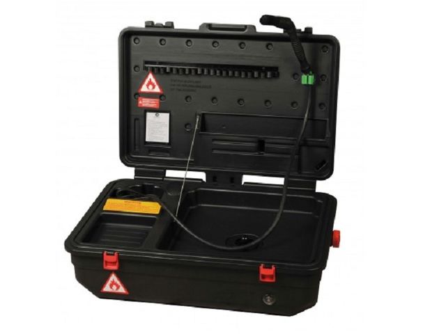 Mobile degreasing fountain