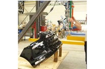 Manipulator of shield automobile by suction cups - custom-made ZE solution