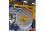 Lifting beams in custom-made suction cup for convex funds