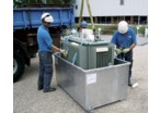 Containment bunds for transport of electrical transformers