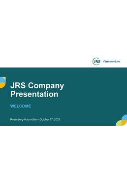 General Presentation of the JRS RETTENMAIER Group