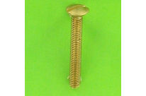 Metal Screws : Countersunk Head - Slotted Raised Countersunk Head, DIN 964 - Raw Brass