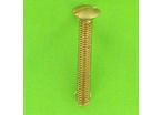 Metal Screws : Countersunk Head - Slotted Raised Countersunk Head, DIN 964 - Raw Brass