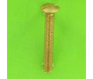 Metal Screws : Countersunk Head - Slotted Raised Countersunk Head, DIN 964 - Raw Brass
