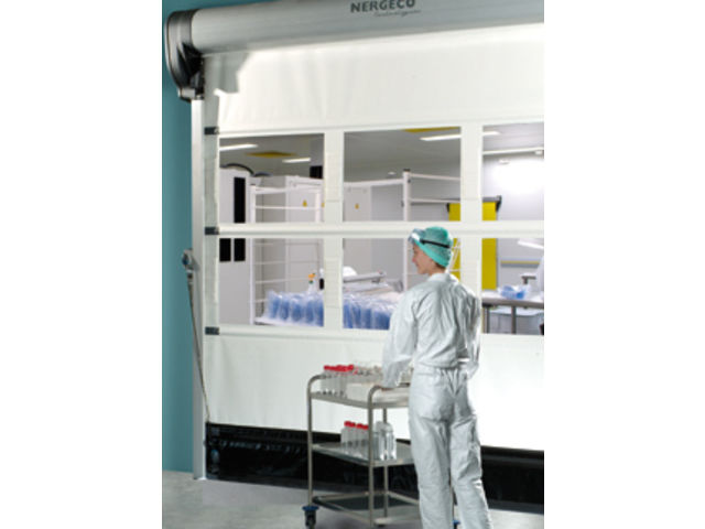 Automatic flexible doors interior use : Star 5 Labo Budget