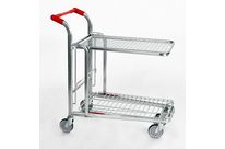 Shelf-stacking trolley