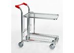 Shelf-stacking trolley