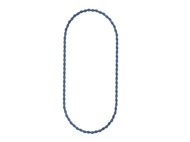 Endless superflexible wire rope sling - Flat 3-strands braid