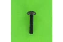 Hex Socket Screws : Hex Socket Button Head - Aluminium - Blister pack of 8 Hex Socket Large Round Head Screws, P60 OA Aluminium, Black