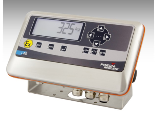 Weight indicator for industrial processes in explosible atmosphere i40 Ex 2-22