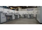Complete heat treatment workshop for watch industry, 5 BOREL Swiss retort furnaces with controlled atmosphere and centralized control