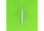 Sheet Metal Screws : Countersunk Pozidriv Head - Countersunk Pozidriv Head Sheet Metal Screw, White Zinc Steel, DIN 7982