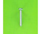 Sheet Metal Screws : Countersunk Pozidriv Head - Countersunk Pozidriv Head Sheet Metal Screw, White Zinc Steel, DIN 7982