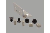 Anodized Aluminium Hinge for 10 mm slot 40x40 profile