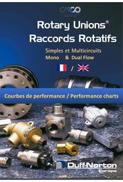 Performance charts of Duff Norton Europe rotary unions