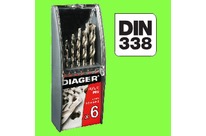 Tools : Coffrets d&#039;Outillages - 6 Forets HSS Meulés