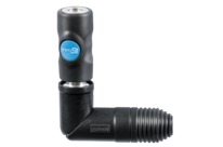 Threaded swivel coupler