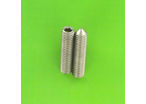 Fine Thread Screws : 100 Thread - Headless, Hex Socket - Cone Point, Black 14.9 Steel, DIN 914, 100 Thread