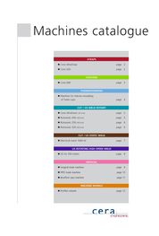 Catalogue Machines catalogue