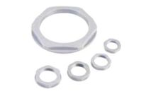 Lock nuts in Polyamide 6 with 30% glass fibre : PLIO-CE